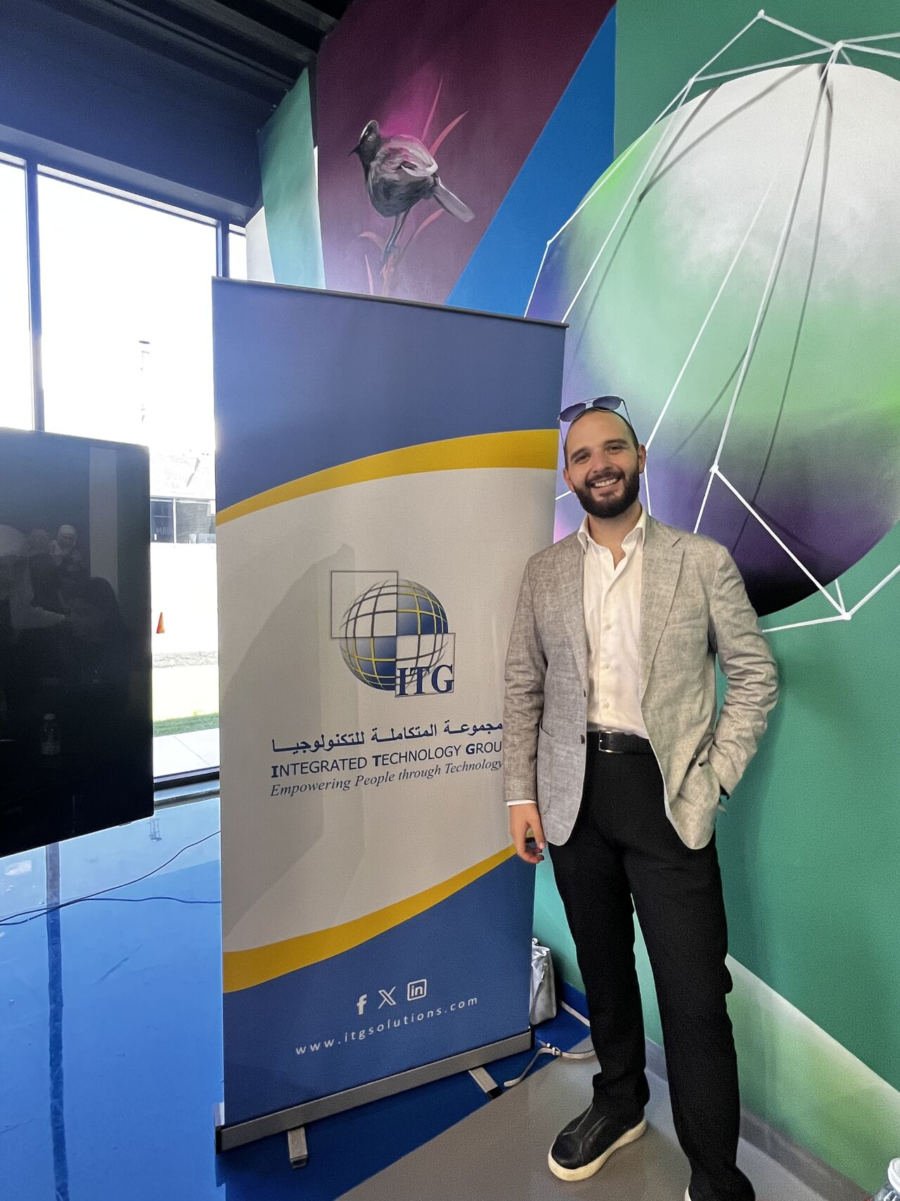 Suhail Darwazeh at Minecraft Education Exhibition